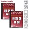Better Office Products Presentation Book W/Clear Frt Pocket, 24 Pockets, Black, 85in x 11in Clear pkts, Art Portfolio, 2PK 32024 - alternate 3